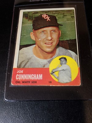 1963 Topps Joe Cunningham #100 lower grade