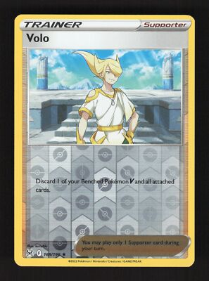 TRAINER'S x1 トレーナーカード ホロ 2022 Pokemon Trainer Volo 169/196 Reverse Holo Rare Lost Origin | eBay