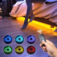 5FT Motion Activated LED Strip Light Waterproof for Cabinet, Kitchen, Stair, Bed