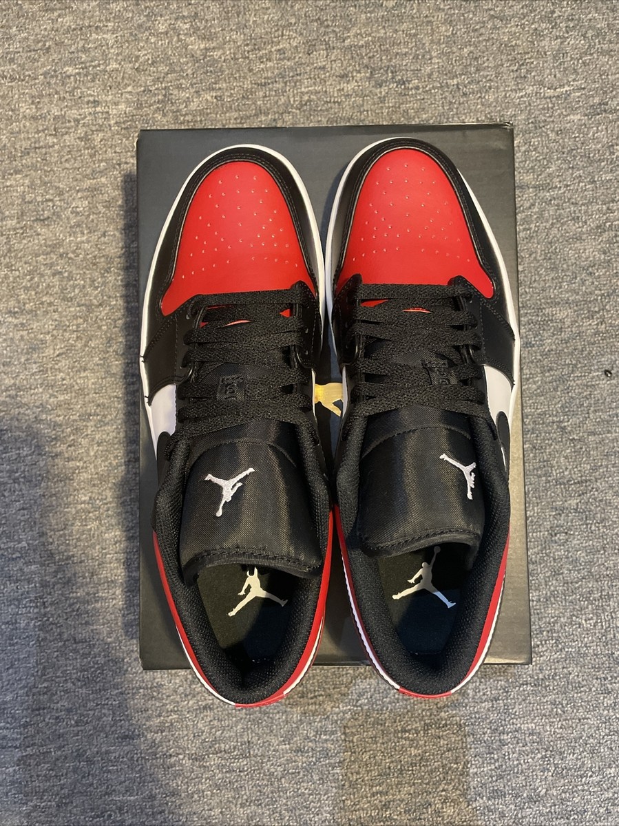 Nike Air Jordan 1 Low Bred Toe (2021) - Size 12 - Brand New