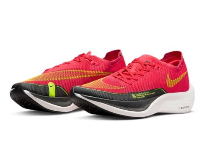Nike ZoomX Vaporfly Next% 2 Running Shoes Siren Red Volt Size 15 CU4111-600