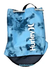 Hurley Men's One and Only Drawstring Bag, Blue Gaze 19" O/S