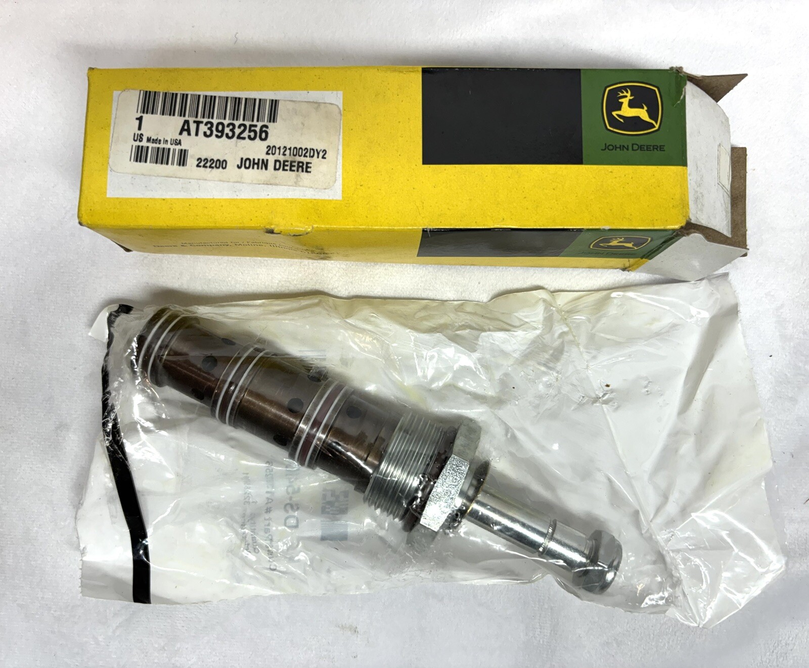 OEM John Deere Electric Proportional Cartridge Valve AT393256 1918  
