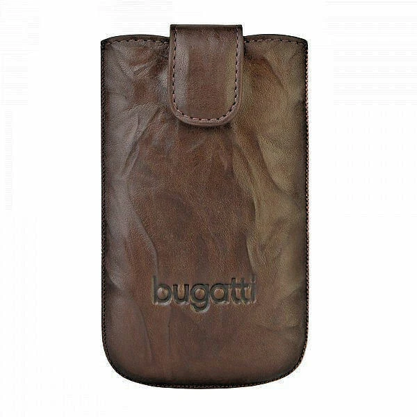 Bugatti Universal Handy Leder Tasche Hülle Cover mit Easy Out Unique Tobacco SL - Bild 3 von 4