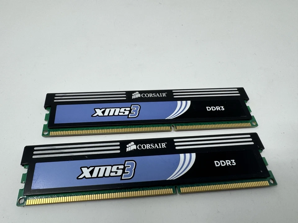 2-CORSAIR CMX4GX3M2A1333C8 4GB (2x2GB) DDR3-1333 PC3 DESKTOP MEMORY RAM - Image 2 of 4