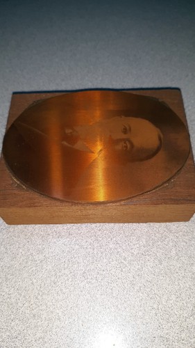 DISTINGUISHED MAN DAGUERREOTYPE (MOUNTED ON WOOD BLOCK) 3.5 x 2.5 Inches LOOK! - Picture 6 of 8