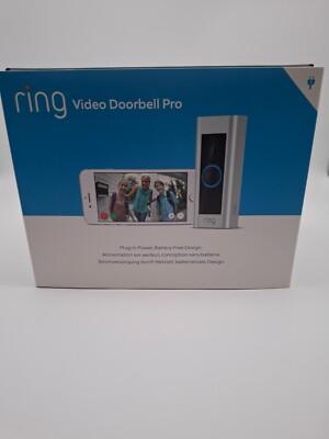 Ring Video Doorbell Pro mit Netzteil 1080p HD-Video Gegensprechfunktion Alexa