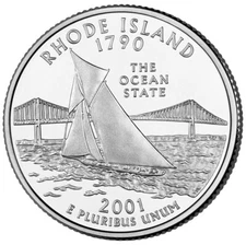 2001 P - Rhode Island - State Quarter