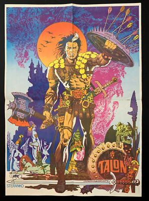 JIM STERANKO signed large TALON poster, 23