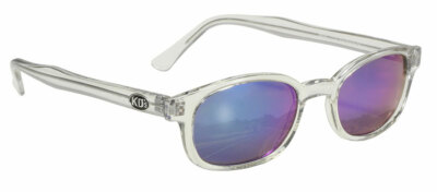 Chill  X-  KD's Sunglasses  - Clear Frame / COLORED Mirror 