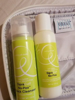 deva curl no poo conditioning cleanser and quick cleanser shampoo conditioner