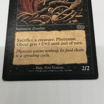 Magic The Gathering Phyrexian Ghoul Summon Zombie Urza's Saga