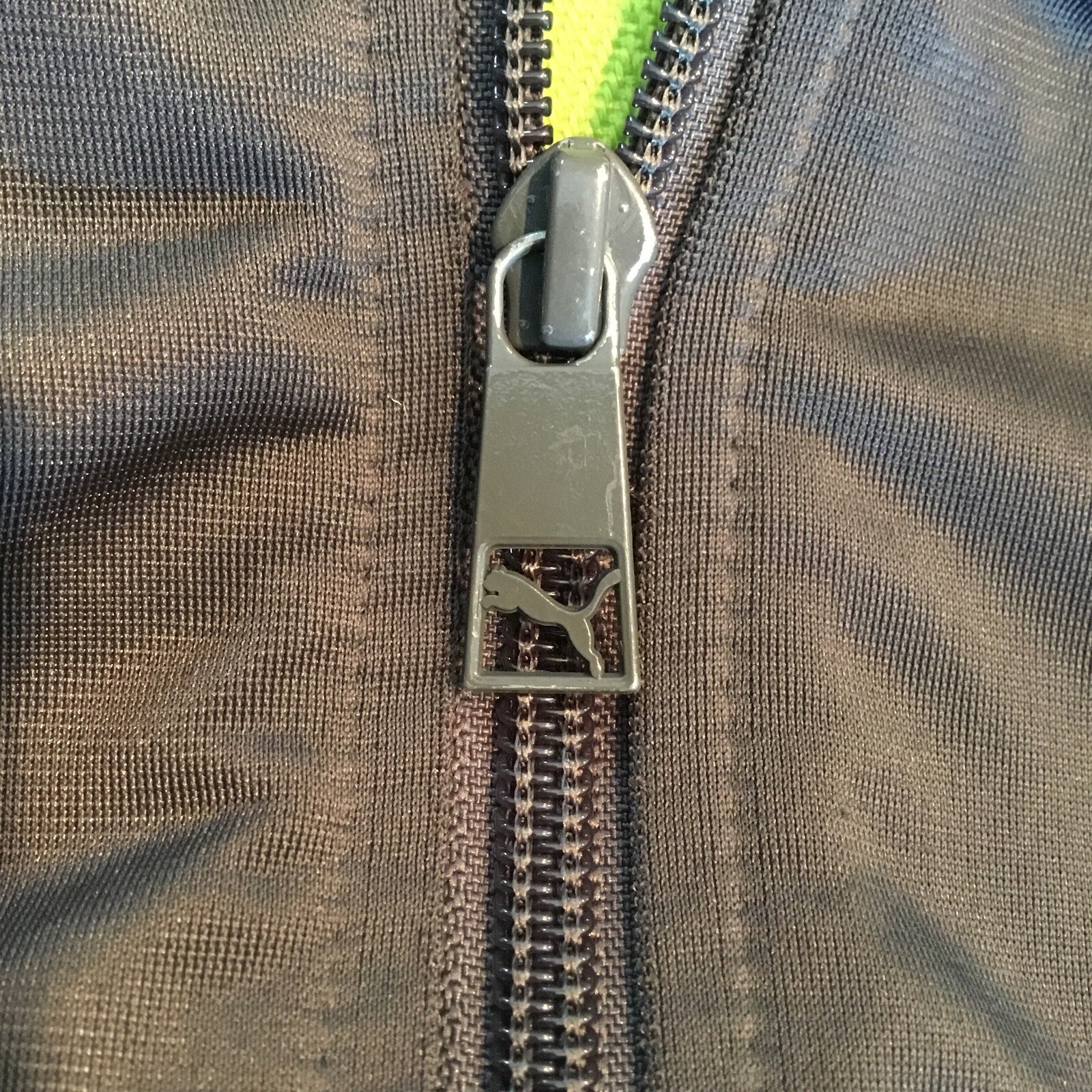 Puma Sport Grey Lifestyle Athletic Zip Jacket Men’s Small thumbnail 8