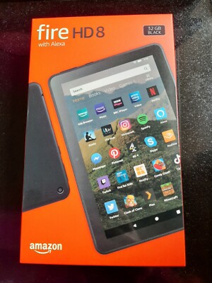 Amazon Fire HD 8 (10th Generation) 32GB, Wi-Fi, 8in - Black (with