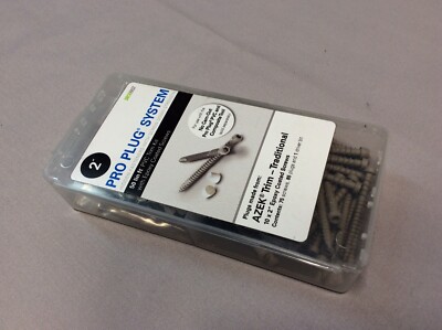 Pro Plug System Azek Trim 75 Screws/85 Plugs & Driver Bit 50 Lin Ft 2  Starborn