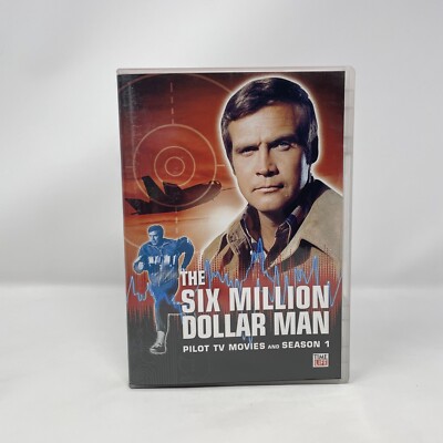 The Six Million Dollar Man - Season 1 (DVD, 2010) 3 Pilot TV Movies - Time Life