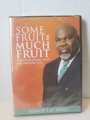 T D Jakes Some Fruit To Much Fruit How God Prunes Heals Increases Teaching 2 DVD