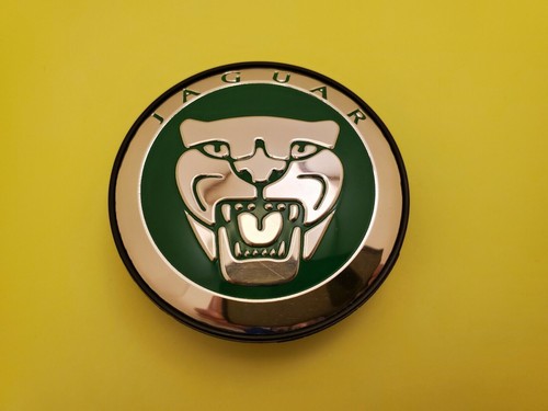 FOR JAGUAR Set Of 4 Green Wheel Center Cap 59mm - - Satisfaction Guaranteed - Picture 2 of 5