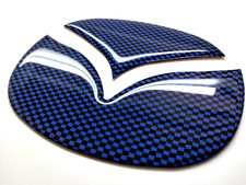 3d Blue Carbon Coated Domed Logo Insert For Mazda Cx-5 Us Made Cx5 Accessories