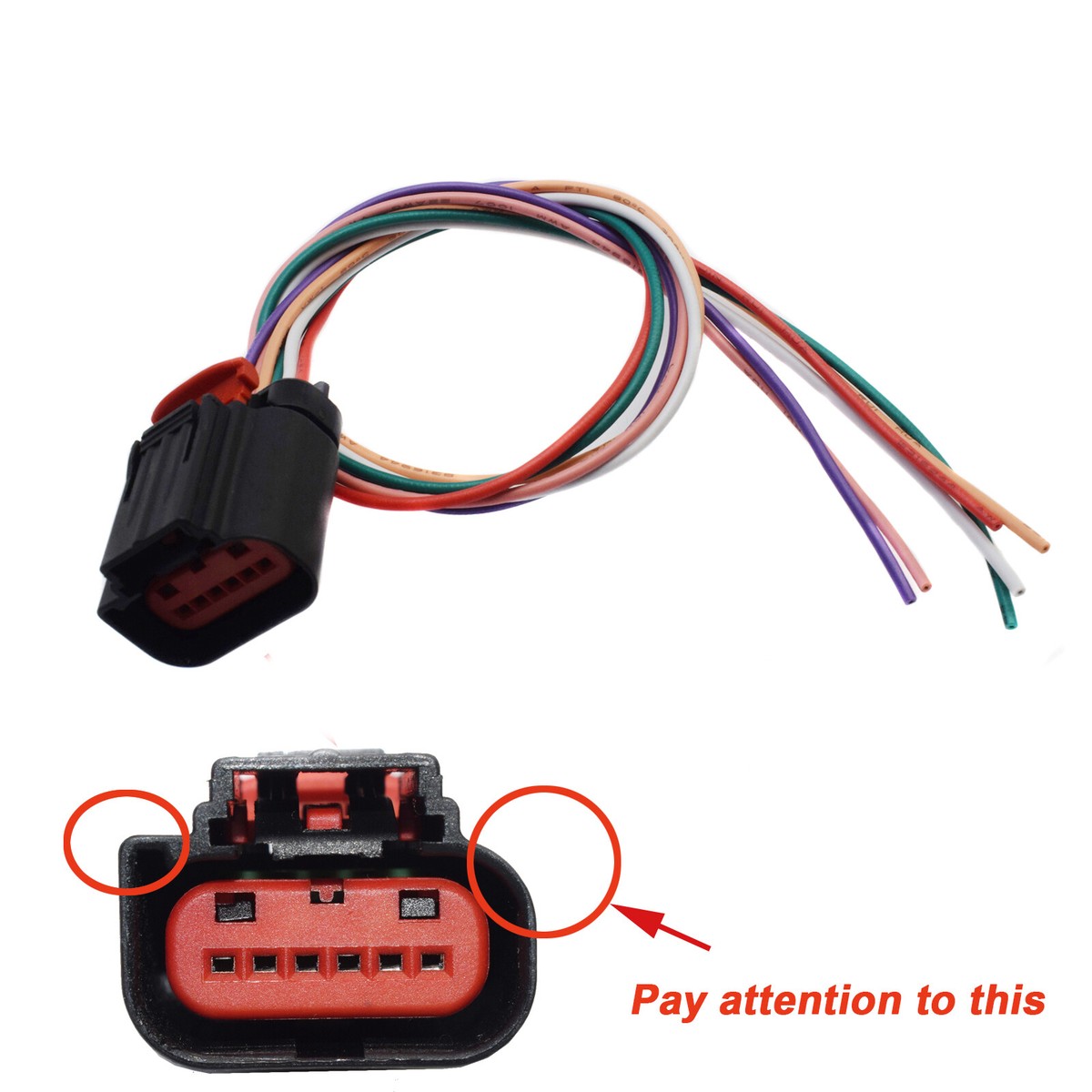 6Way Accelerator Pedal Position Sensor Throttle Connector