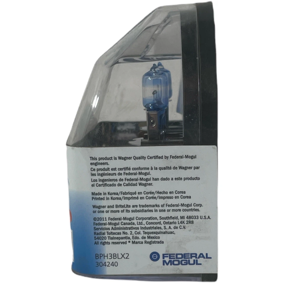 Wagner BriteLite BPH3BLX2 Faro Niebla Diurno Correr Curvas H3 Paquete de 2 Foto 3 de 4