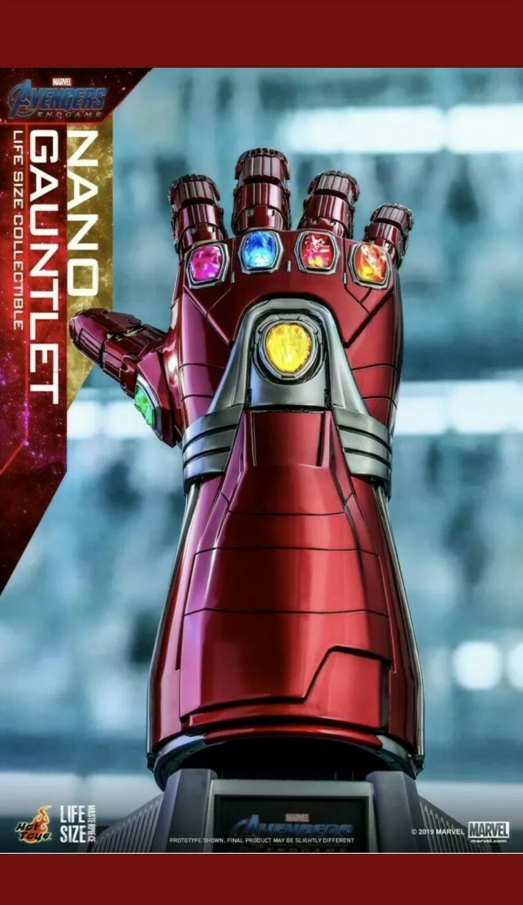avengers endgame iron man infinity gauntlet toy