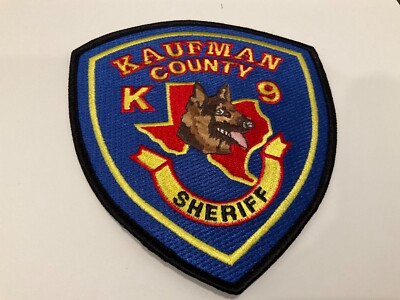 K9 k-9 Kaufman county Sheriff State Texas TX colorful