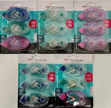 Tombow Glue Tape Adhesive Applicators or Refill ~ 3/Pack ~ YOU CHOOSE!