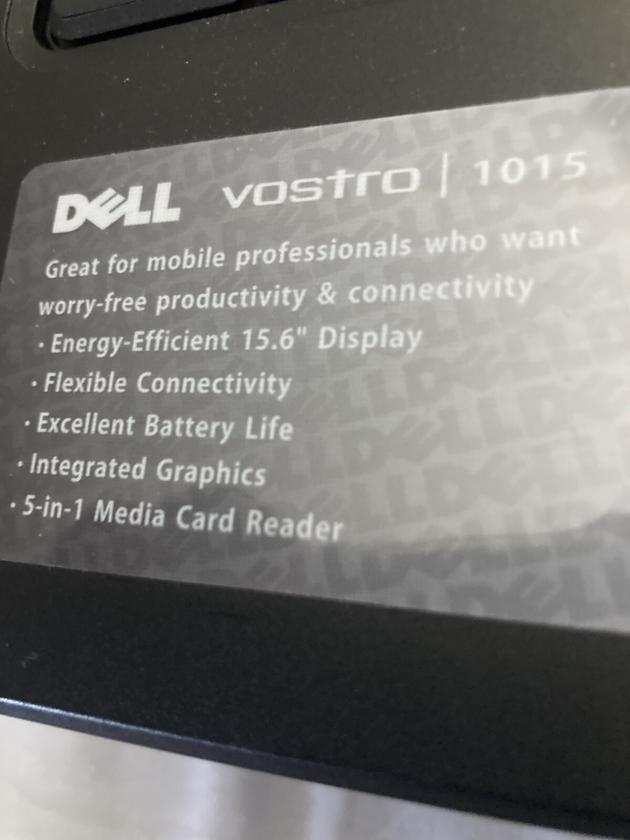 dell vostro 1015 laptop computer for parts only-Great Physical