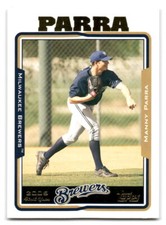 Manny Parra 2005 Topps Updates & Highlights #UH303 Milwaukee Brewers Rookie RC