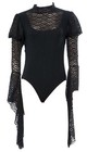 Adult Blackout Bodysuit - Lace - Gothic
