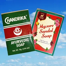 Natural Bath Soaps from India - 75g (2.64 oz.)