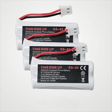 3-Pack Cordless Phone Battery for BT162342 BT262342 BT166342 BT266342 BT183342