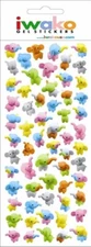 Iwako Elephant Rare Gel Sticker Sheet