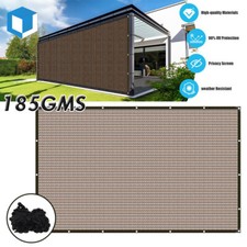 90% Sun Shade Cloth Cover Privacy Screen with Grommets for Patio Garden Pergola