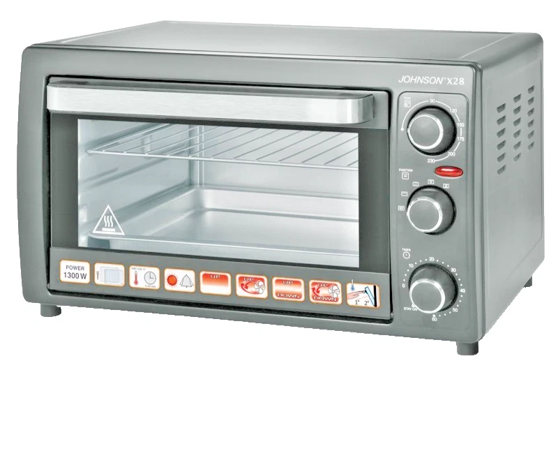 X28 FORNO FORNETTO ELETTRICO STATICO VENTILATO TIMER 1300W JOHNSON
