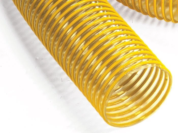 FLEXAUST 7 Inch ID Flex-Tube PU Urethane Dust & Material Handling Hose 7 Feet Long