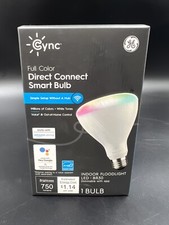 New Cync Full Color Smart LED BR30 Floodlight Light Bulb C by GE Direct Connect
