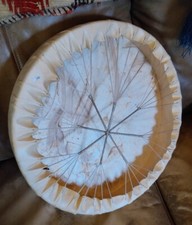 AWESOME VINTAGE 18 INCH NATIVE AMERICAN RAWHIDE DRUM GREAT SOUND