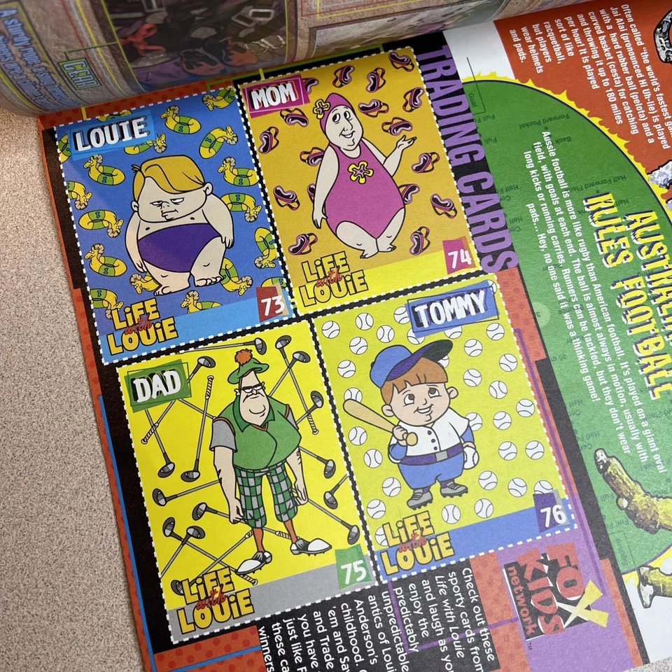 Осень 1997 Fox Totally Kids журнал редкая мурашки по коже карты полный - Изображение 4 из 4