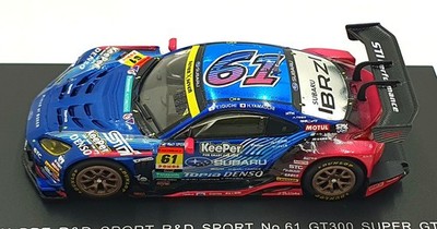 ミニカー 1/64 SUBARU BRZ R&D SPORT No.61 GT300 Spark 1/64 Scale 64SGT25061 - Subaru BRZ R&D Sport #61 GT300 Super