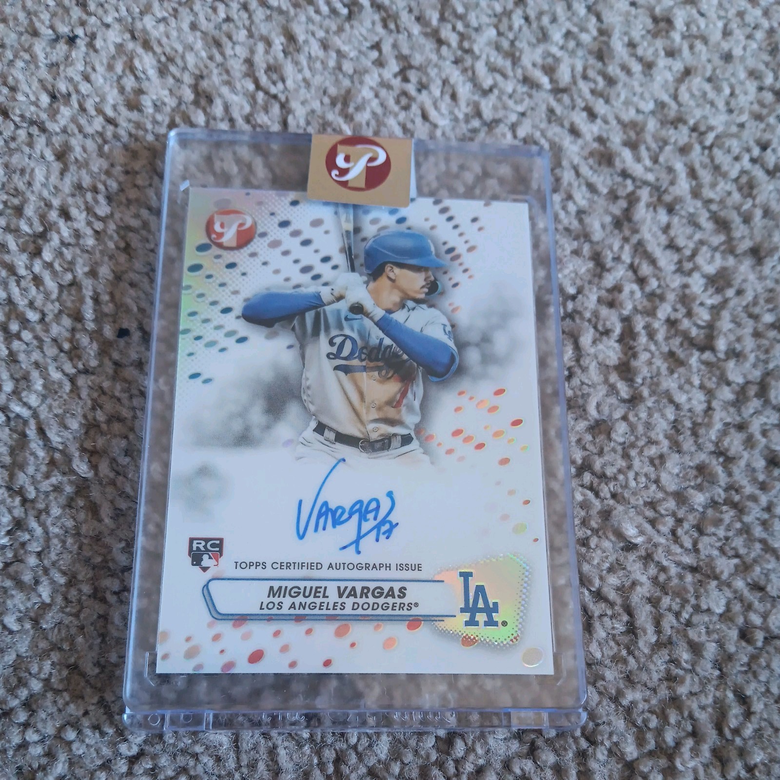 2023 Topps Pristine Miguel Vargas Auto RC Rookie #PA-MV Dodgers