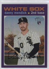 2020 Heritage High Number Hot Box Chrome Purple Refractor Danny Mendick kr0