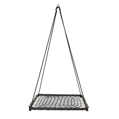 BLISS HAMMOCKS RECTANGULAR TREE GLIDER W/ HANGING ROPE KIT BROWN *DISTRESSED PKG
