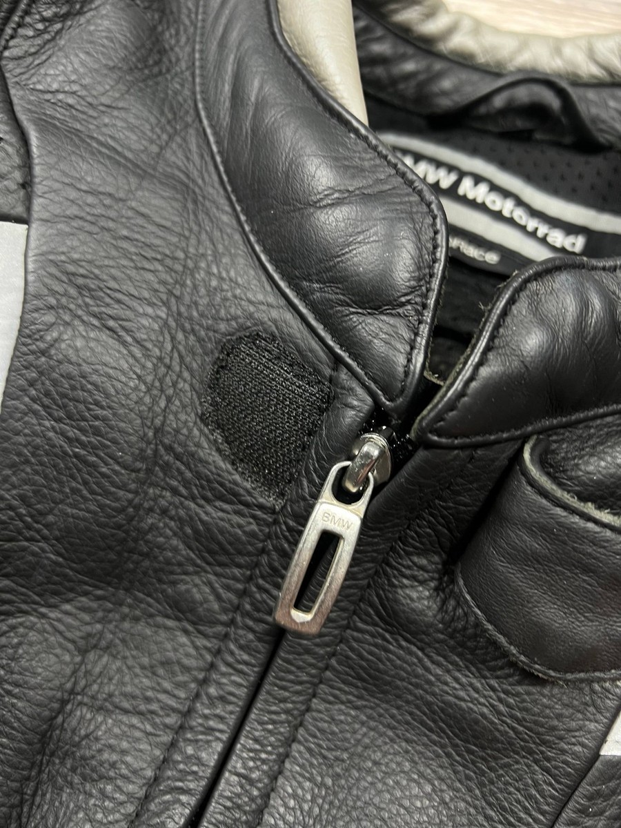 BMW Motorrad ProRace Leather Motorcycle Jacket size 54 padded | eBay