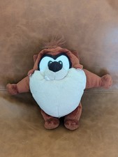 Baby Looney Tunes Taz Tazmanian Devil 9" Plush Toy 2002 Fisher Price