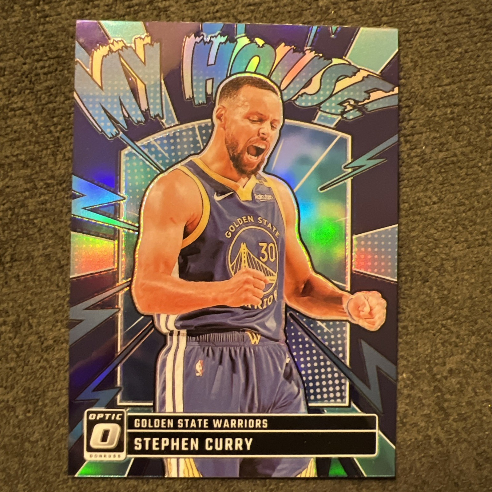 2024-25 Panini Donruss Optic - My House Stephen Curry #17 Purple Prizm