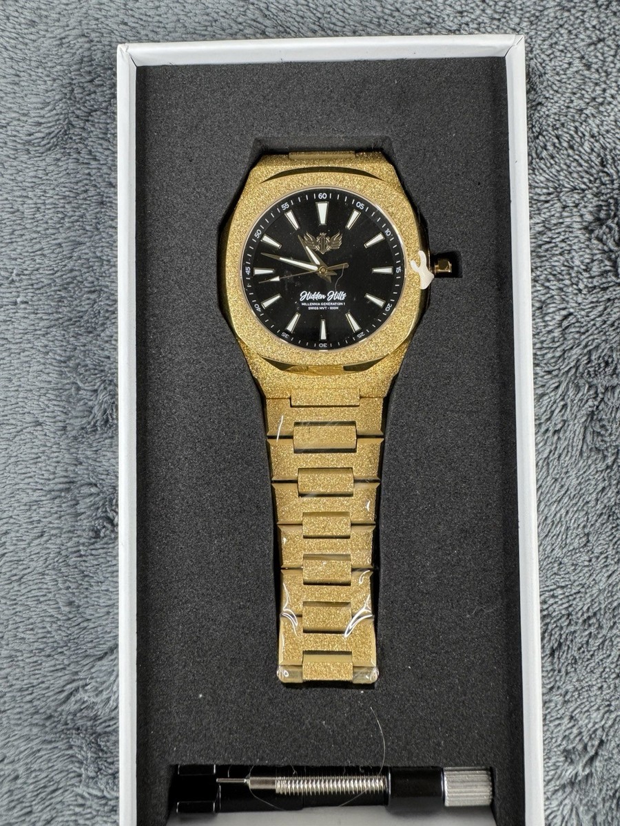 Hidden Hills Millennia G1 Watch Black Gold Frosted M-G1  display picture 1