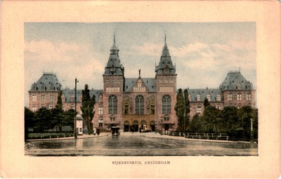RIJKSMUSEUM, AMSTERDAM, Firma F. B. den Boer Postcard