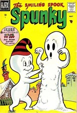 Spunky #4 VG, Like Casper, Ajax Comics 1958 Stock Image